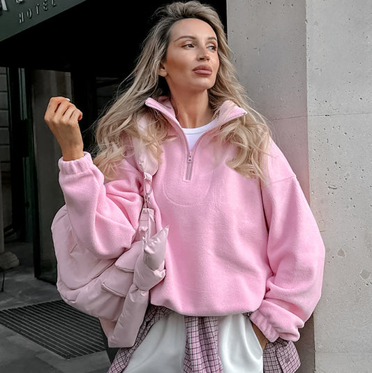 French Style Womens Pullover Hoodie