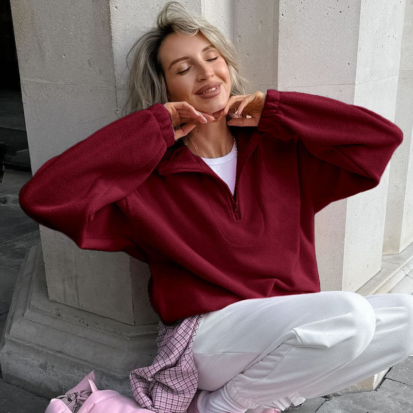 French Style Womens Pullover Hoodie