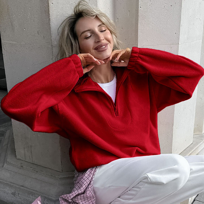 French Style Womens Pullover Hoodie