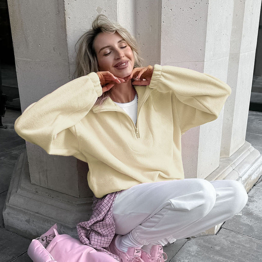 French Style Womens Pullover Hoodie