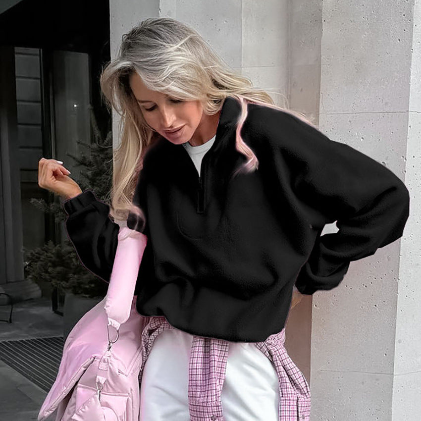 French Style Womens Pullover Hoodie