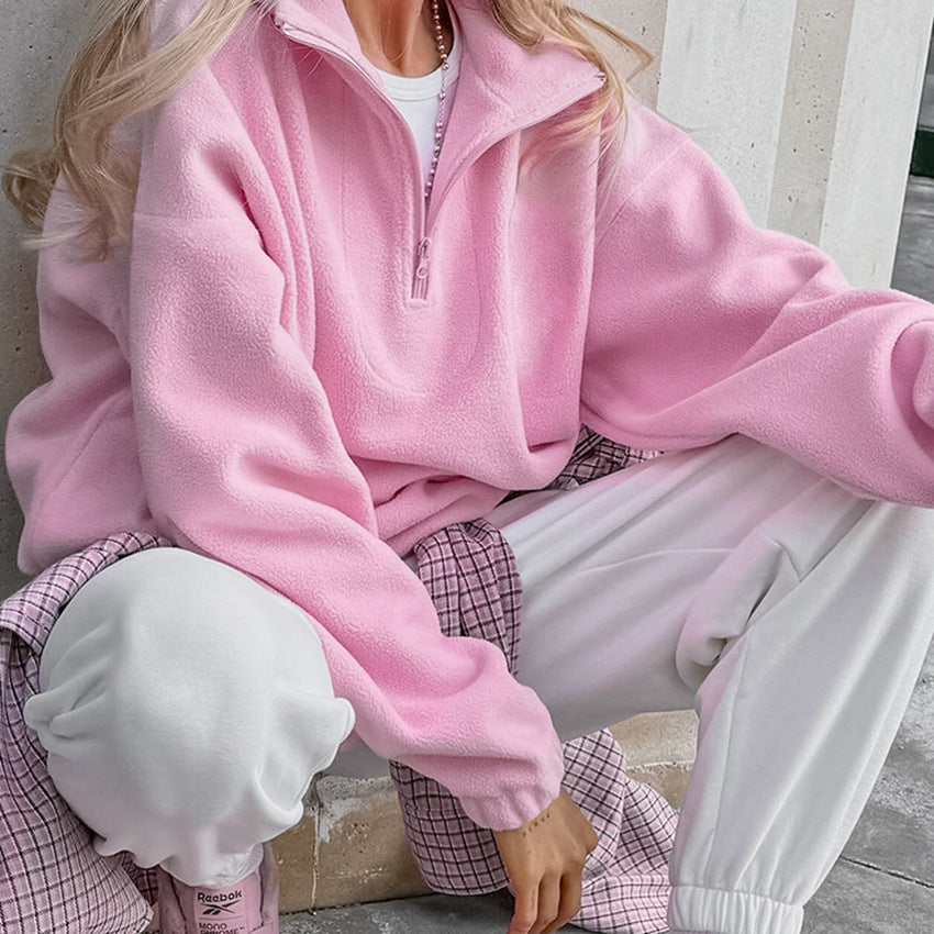 French Style Womens Pullover Hoodie